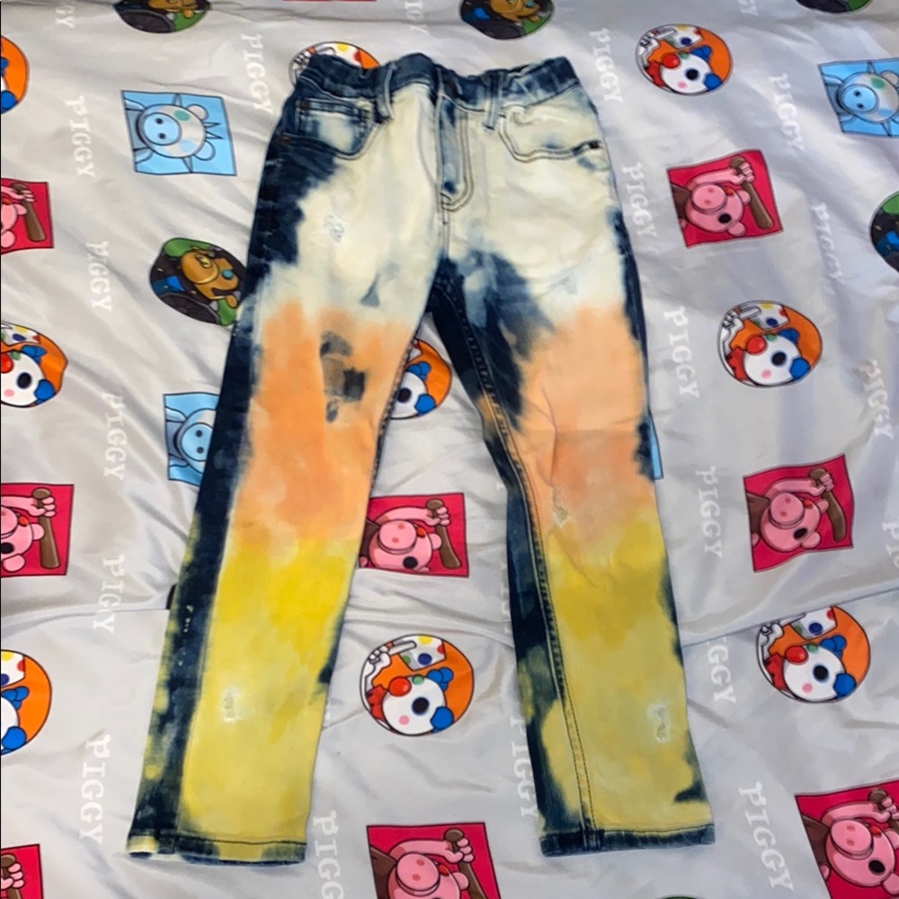 Cat & Jack candy corn jeans